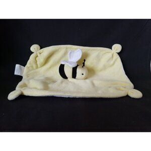 Bumble Bee Baby Security Blanket Yellow Organic Cotton Burts Bees Sensory Lovey